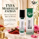 Tyfa Zafran Attar Roll-on | Classic Arabian Mukhallat | Rich | Layered | Unforgettable | 8ml