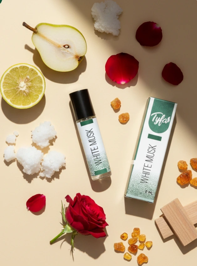 Tyfa White Musk Attar Roll-on | Oriental Fragrance | 8ml