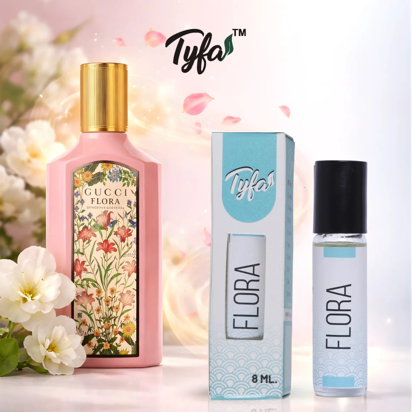 Tyfa Flora Attar Roll-On | Inspired by Gucc! Flora | Feminine | Fierce | Fresh | 8ml