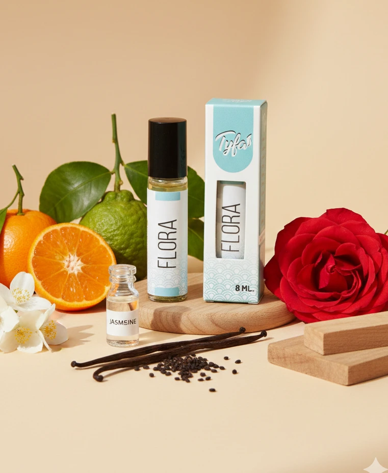 Tyfa Flora Attar Roll-On | Inspired by Gucci Flora | Feminine | Fierce | Fresh | 8ml