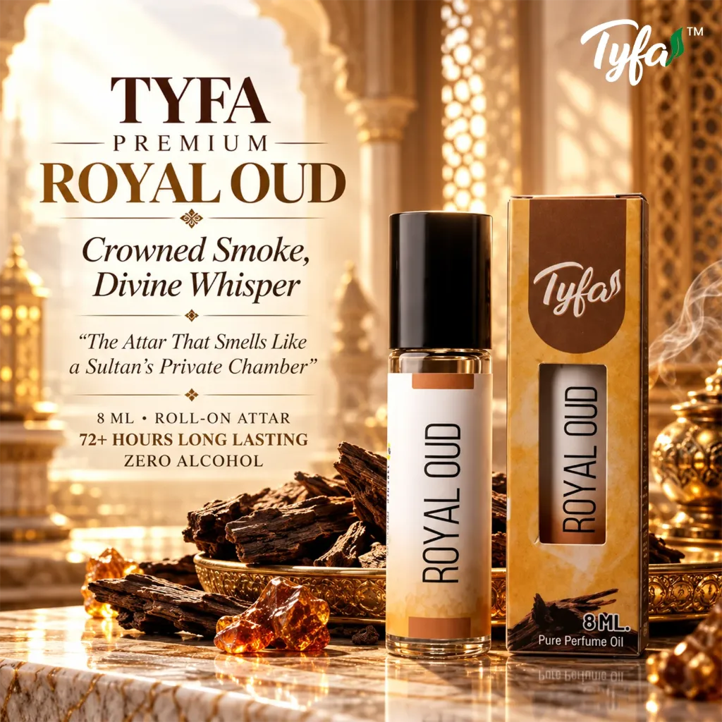 Tyfa Premium Royal Oud Attar Roll-on | Rich | Rare | Regal | 8ml