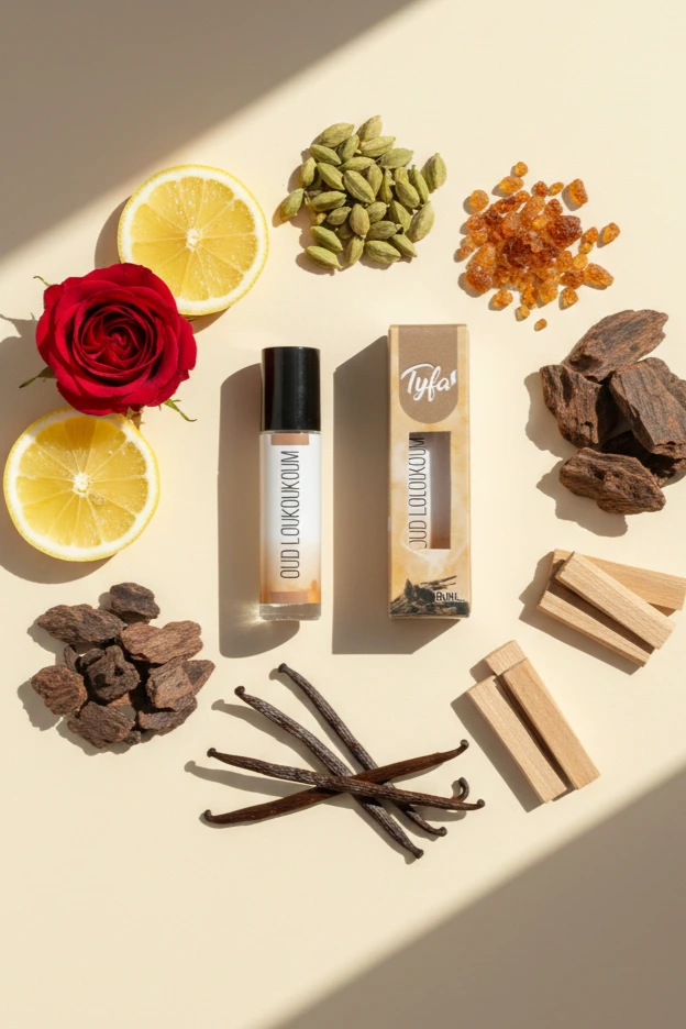 TYFA Premium Oud Loukoum Attar Roll-on | Rich | Secret | Addictive | 8ml