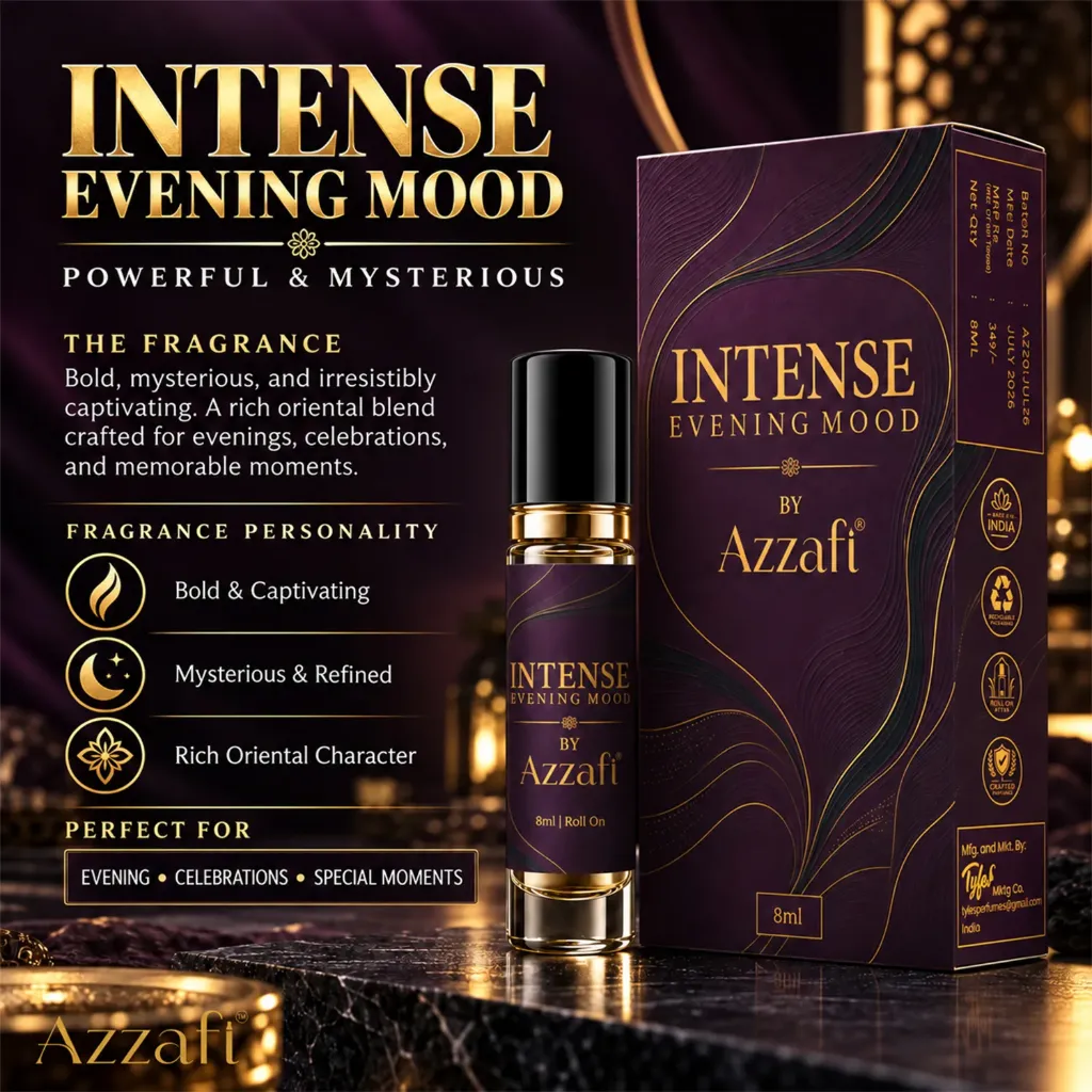 Intense Evening Mood by Azzafi | Premium 8ml Roll-On Attar