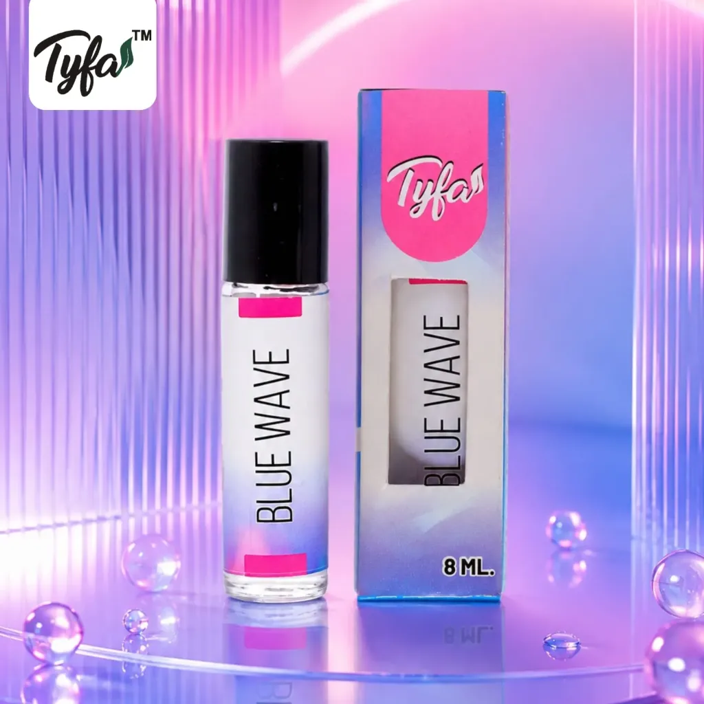 Tyfa Blue Wave Attar Roll-on | Party Fragrance | Quiet power | Endless horizon | Pure freedom | 8ml