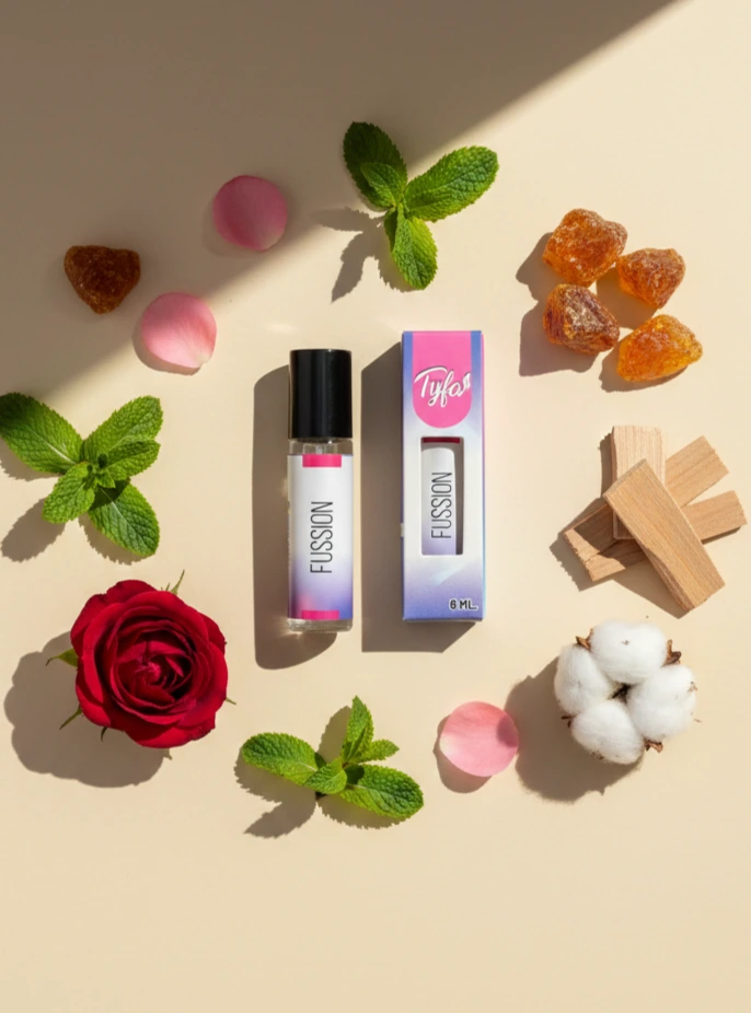 Tyfa Fussion Attar Roll-on | Party Fragrance | Warm | Wild | Whispered | 8ml