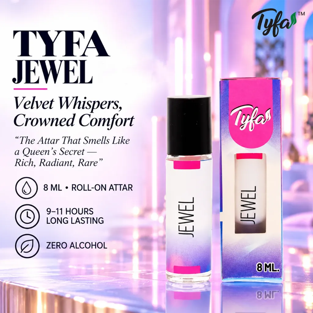 Tyfa Jewel Attar Roll-on | French | Rich | Radiant | Rare | 8ml