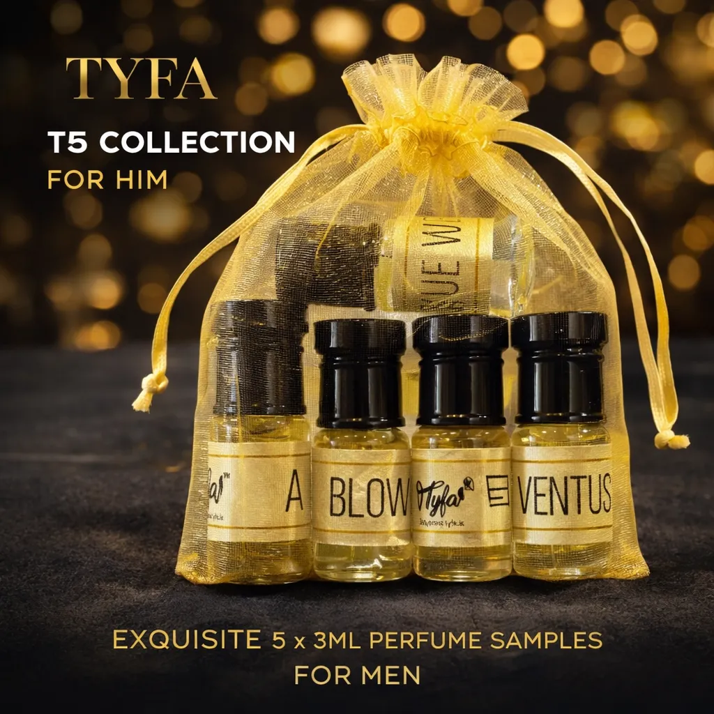 Tyfa T5 Collection for Him | Inspired Clones | 3ml*5 Combo Set | T-Series