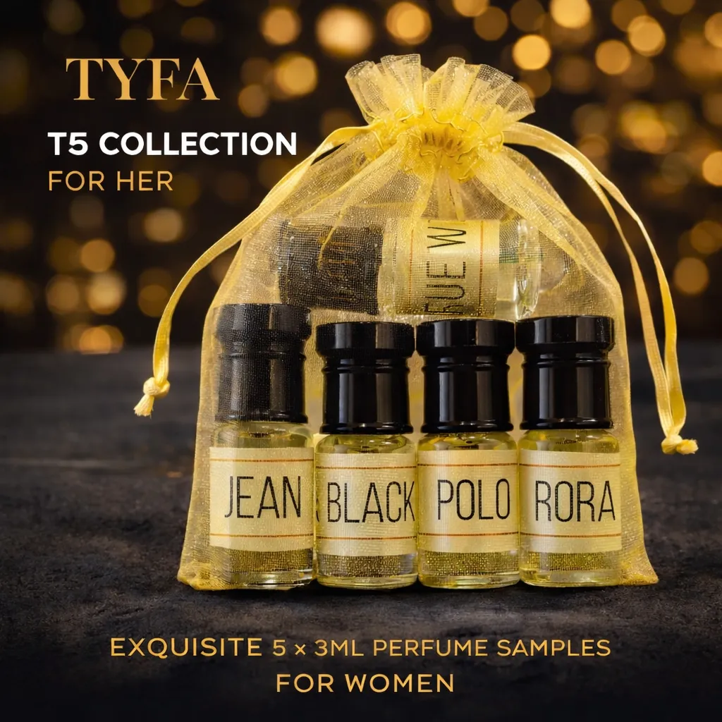 Tyfa T5 Collection for Her | Inspired Clones | 3ml*5 Combo Set | T-Series