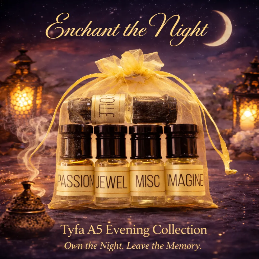 Tyfa A5 Evening Collection | Fragrance Which Last from 5pm To 5am | 3ml*5 Combo Set | A-Series
