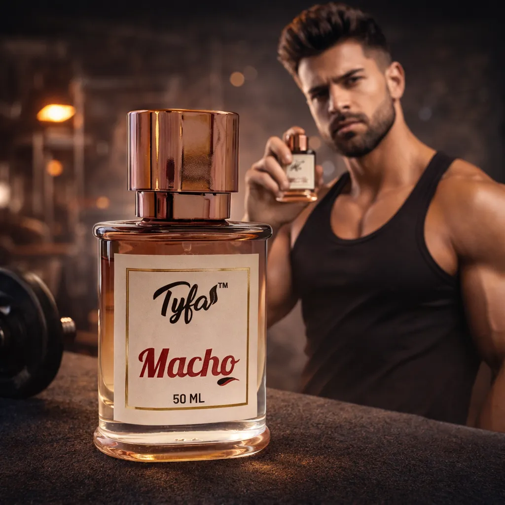 Macho Perfume for Men – Fresh Woody Oud Fragrance | Long Lasting 50ml