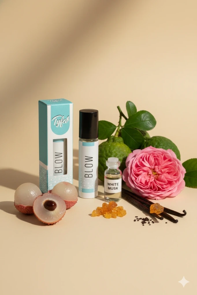 Tyfa Blow Attar Roll-on | Inspired By Rasasi Hawas | Sweet Whirlwind | seduction | Soft | 8ml